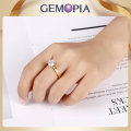 Wholesales Gold Gemstone Rings 925 Silver Jewelry